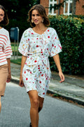 Mele Kleid 206077 | Brilliant White Hot Coral