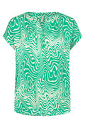 Julia T-Shirt | Grøn | T-Shirt von French Laundry