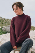 Paulina Strickbluse | Wein