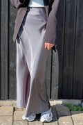 Vicky Schwerer Satinrock 159588 | Dunkelgrau