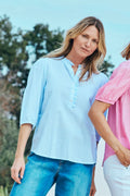 Rolly Bluse 205885 | Chambray Blue Star Offwhite