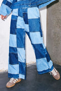 Patchcc Jeanshose | Denimblau