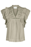 Jayla S Voile-Top 159881 | Rauchgrün
