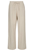 Lavahose | Einfach Taupe Offwhite