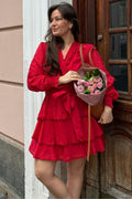 Ada S Voile-Kleid 161858 | Rot