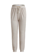 Alma Hose | Sand Elfenbein Streifen