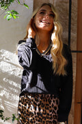 Felia Ls Tshirt | Schwarzes Simili