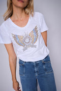 Gethi Deco Tee | Weiß