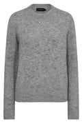 Rautenpullover 204682 | Mittelgraue Melange