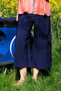 Davina Culotte Hose | Marineblau