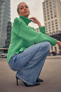 Marlena Nolla Jeans Lang | Lang Blau