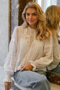 Ebba S Voile Bluse | Weiß
