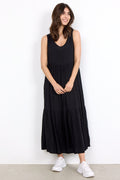 Salome Bodenkleid | Schwarz