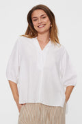 Lava Bluse | Brillantweiß