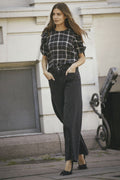 Sally Check SS Bluse 35881 | Schwarz