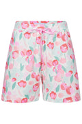 Alma Shorts | Mint Pink Flower