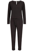 Alma Ls Jumpsuit | Schwarz