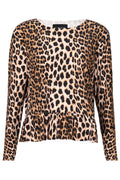 Alma Ls Rüschen-T-Shirt | Lux Leo