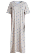 Alma T-Shirt-Kleid | Elfenbeinfarbene Cobolt-Schale