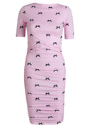 Alma Ss Turn Kleid | Rosa Schleife