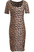 Alma Ss Turn Dress | Lux Leo