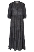 Cold Dye Bodenkleid | Dunkelgrau