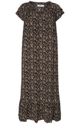 Sunrise Ming Blumenkleid | Schwarz