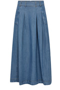 Anya Denim Faltenrock 34181 | Jeansblau