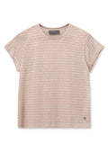 Nan O-Ss Stripe Tee | Rose Smoke