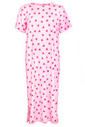 Alma T-Shirt-Kleid | Rosa Wassermelone