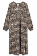 Rider Kleid Aop | Leo Aopschwarzer Kaffee