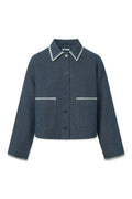 Noelle Jacke | Blaue Steppdecke