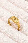 Sonnenschliff-Ring | Gold