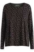 Alma Ls Top | Schwarz Rosa Holografischer Punkt