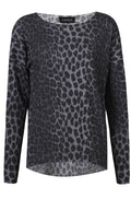 Alma Ls Top | Dunkelgrauer Leo