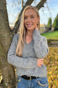 Srallison Strick | Mittelgrau Mel