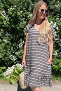 Sunrise Crop Cayacc Kleid | Mokka