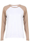 Ulla Ls Raglan Tshirt | Sandweiß