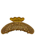 Diamant Große Strass Haarklammer 5684 | Kamel