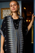 Luna S/S Kaftan-Tunika | Herbstblau