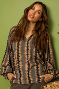Nadine Bluse | Grau