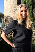 Bobo Ss Bow Shirt | Schwarz