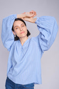 Safi Bluse | Hortensie