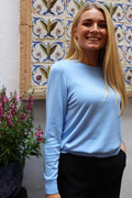 Vivi Ls Pullover | Hellblau