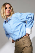 Gia Crop Shirt 35740 | Blassblau