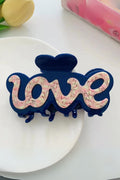 Love Haarklammer | Marineblau