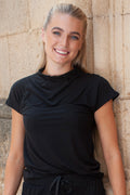 Alma Top | Schwarz