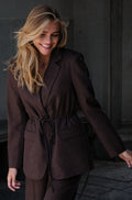 Jemmie Melange Blazer | Braun Melange