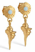 Blaue Muschel | Gold