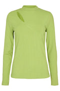 Elduna Bluse | Limettengrün